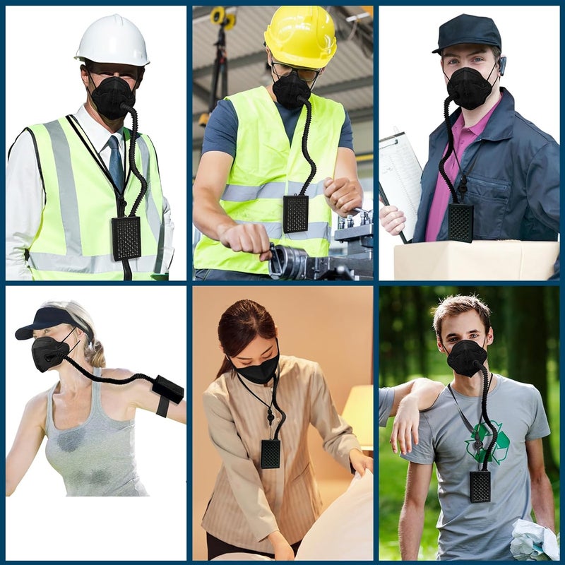 Rsenr Easy to Wear Mskes with Fan for Outdoor Sport,Good Product - Image 3
